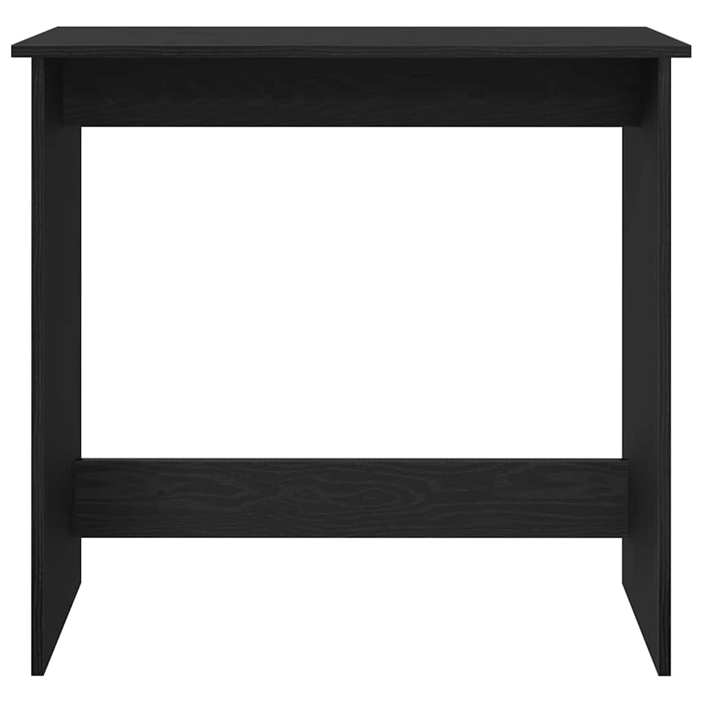 Bureau 80x40x75 cm bewerkt hout zwart