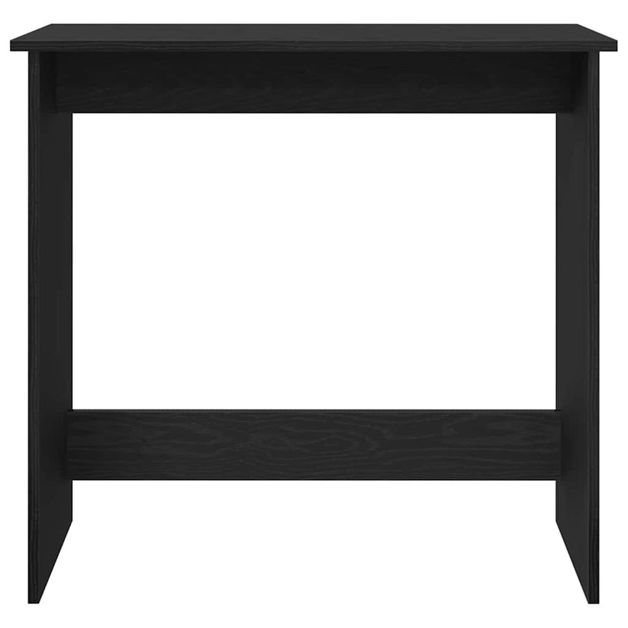 Bureau 80x40x75 cm bewerkt hout zwart