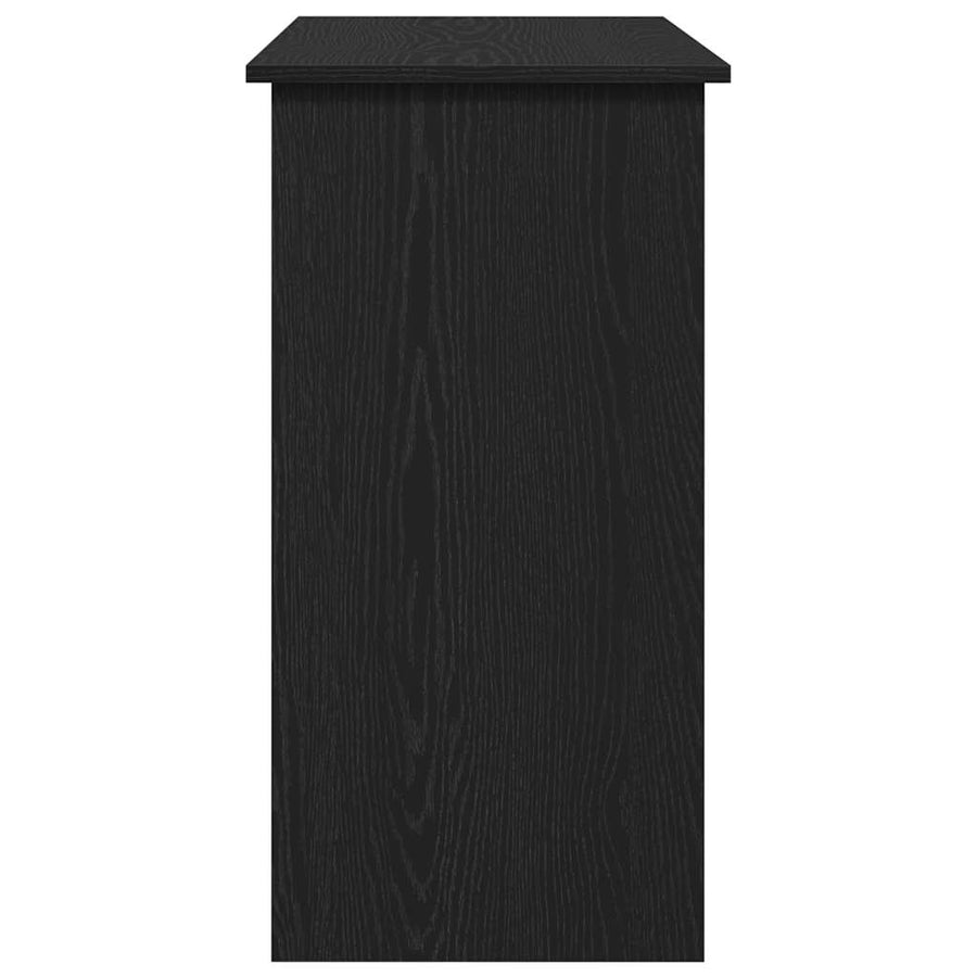 Bureau 80x40x75 cm bewerkt hout zwart