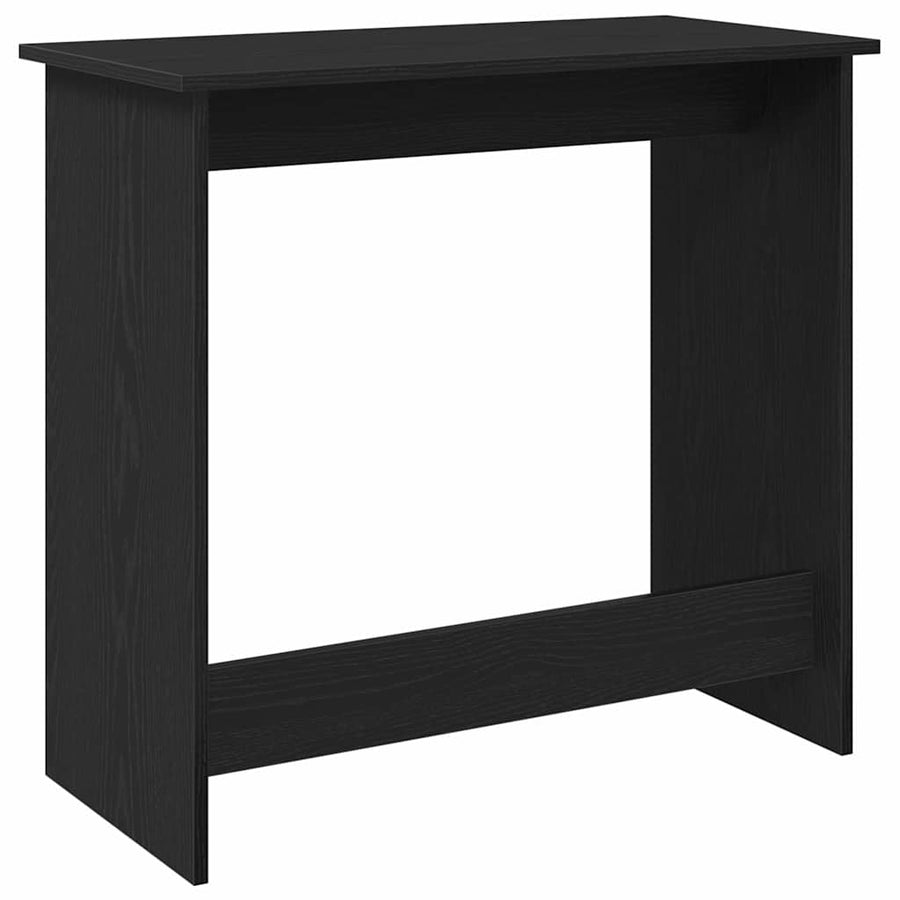Bureau 80x40x75 cm bewerkt hout zwart