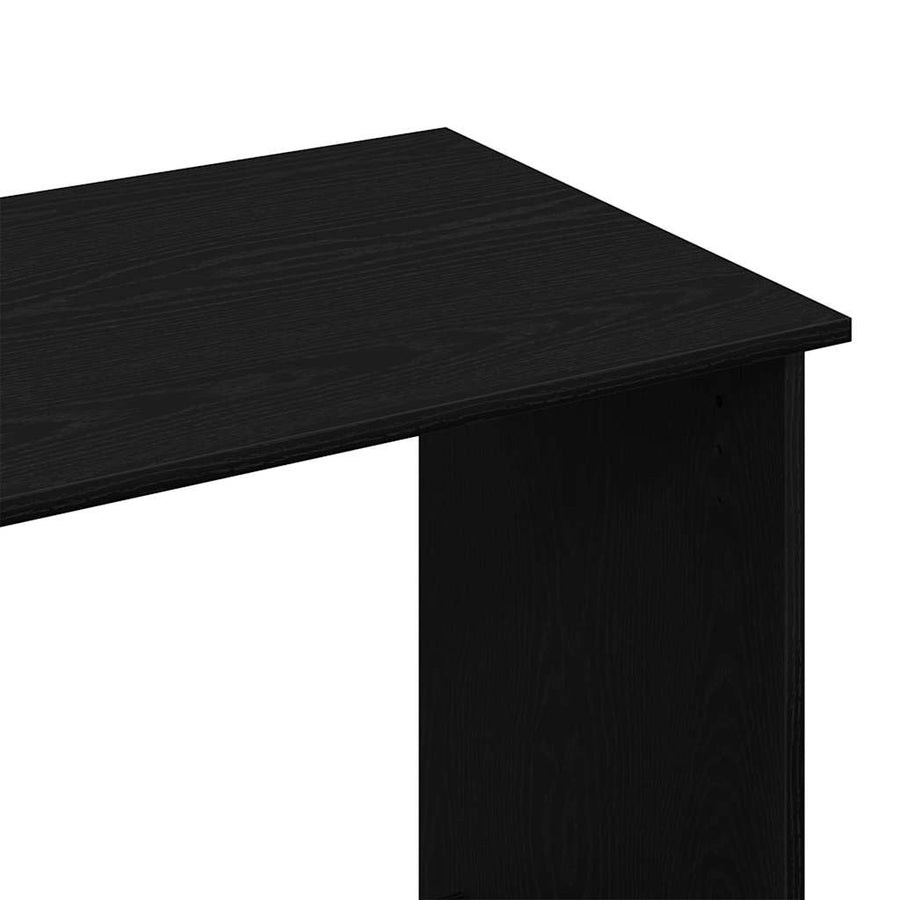 Bureau 80x40x75 cm bewerkt hout zwart