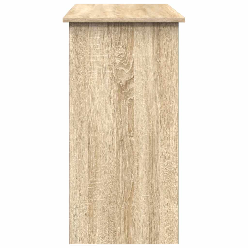 Bureau 80x40x75 cm bewerkt hout sonoma eikenkleurig