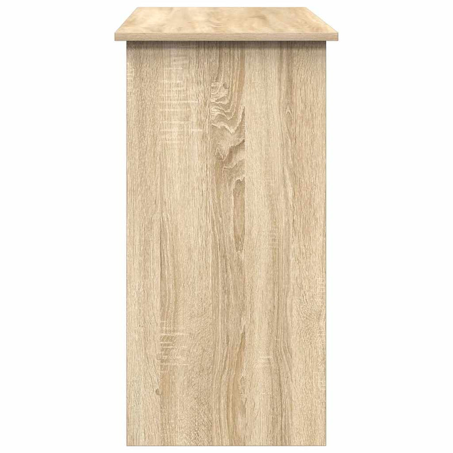 Bureau 80x40x75 cm bewerkt hout sonoma eikenkleurig