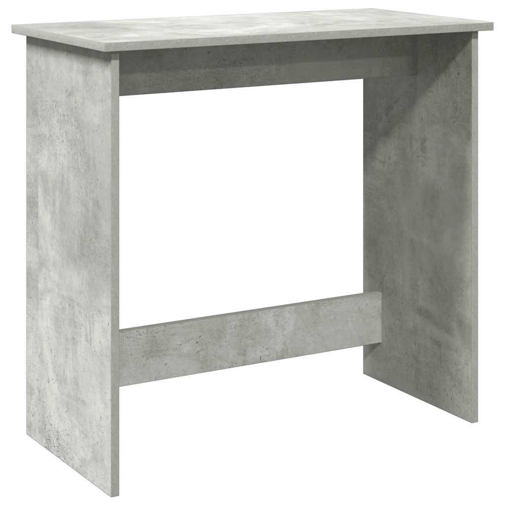 Bureau 80x40x75 cm bewerkt hout betongrijs