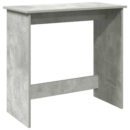 Bureau 80x40x75 cm bewerkt hout betongrijs