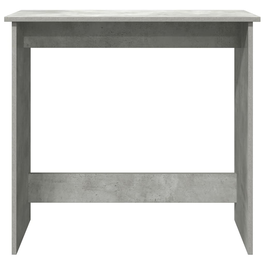 Bureau 80x40x75 cm bewerkt hout betongrijs