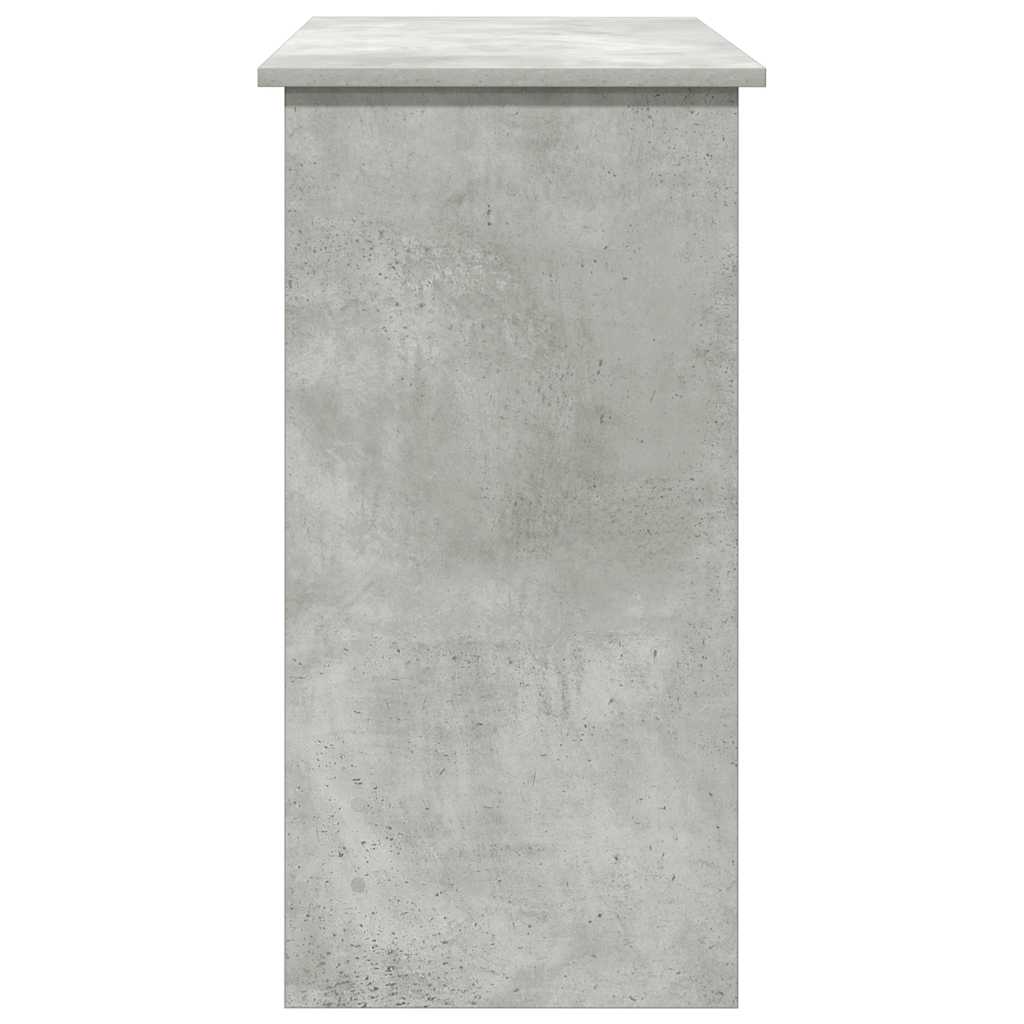 Bureau 80x40x75 cm bewerkt hout betongrijs