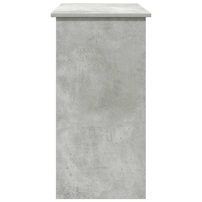 Bureau 80x40x75 cm bewerkt hout betongrijs