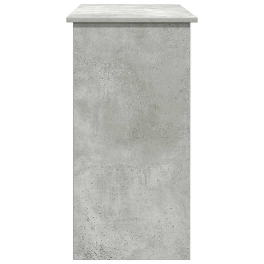 Bureau 80x40x75 cm bewerkt hout betongrijs