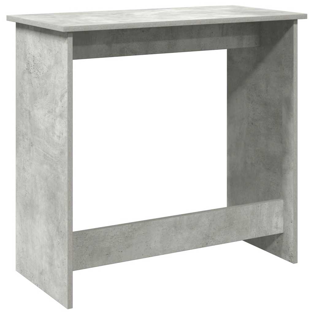 Bureau 80x40x75 cm bewerkt hout betongrijs