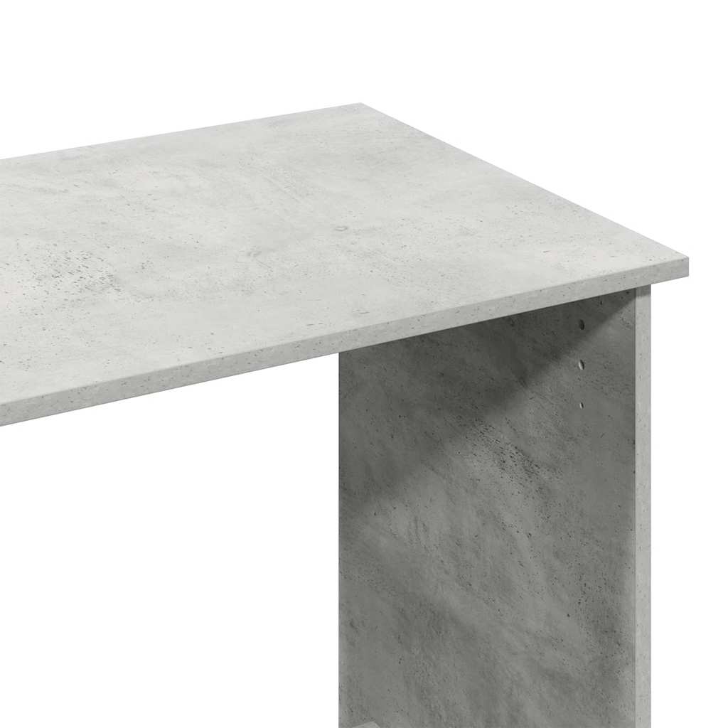 Bureau 80x40x75 cm bewerkt hout betongrijs