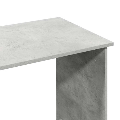 Bureau 80x40x75 cm bewerkt hout betongrijs
