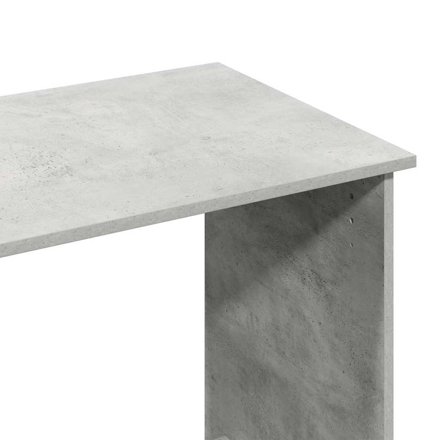 Bureau 80x40x75 cm bewerkt hout betongrijs