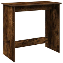 Bureau 80x40x75 cm bewerkt hout gerookt eikenkleurig