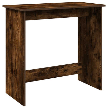 Bureau 80x40x75 cm bewerkt hout gerookt eikenkleurig