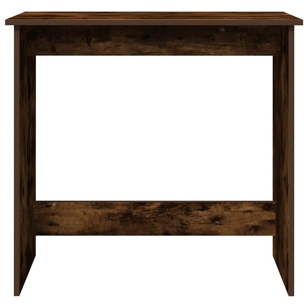 Bureau 80x40x75 cm bewerkt hout gerookt eikenkleurig