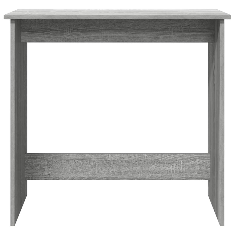 Bureau 80x40x75 cm bewerkt hout grijs sonoma eikenkleurig