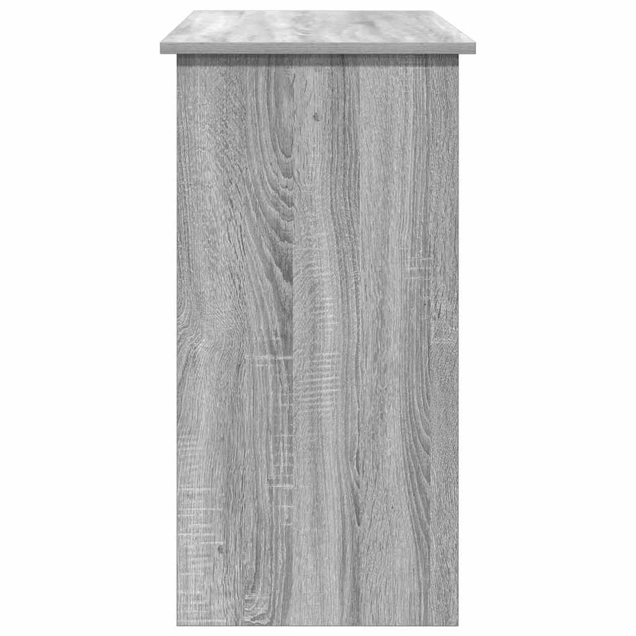Bureau 80x40x75 cm bewerkt hout grijs sonoma eikenkleurig