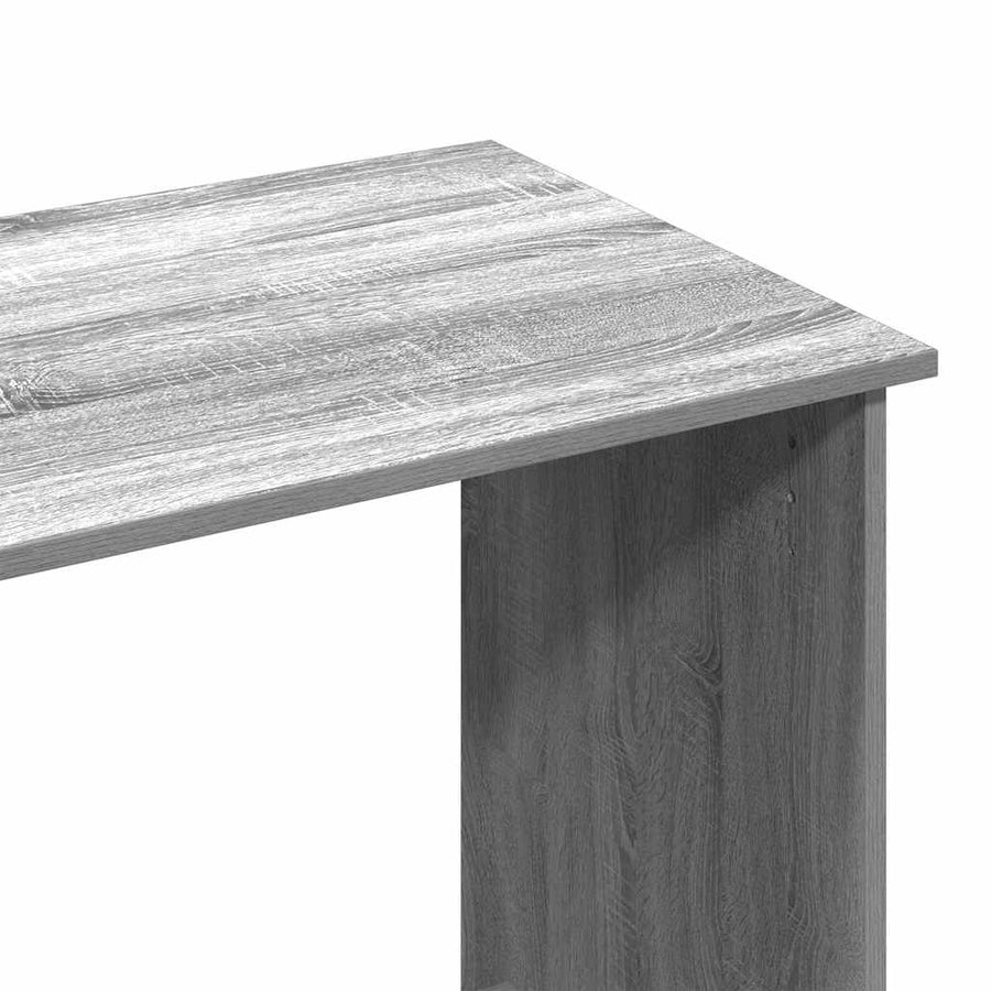 Bureau 80x40x75 cm bewerkt hout grijs sonoma eikenkleurig