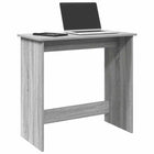 Bureau 80x40x75 cm bewerkt hout grijs sonoma