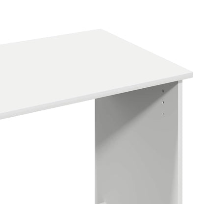 Bureau 102X50X75 Cm Bewerkt Hout Wit