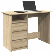 Desk 102x50x75 cm engineered wood Sonoma oak color