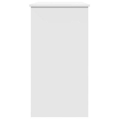 Bureau 80x40x75 cm bewerkt hout wit