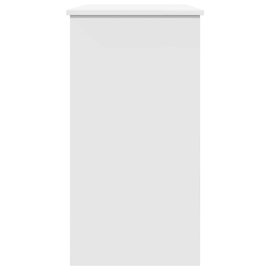 Bureau 80x40x75 cm bewerkt hout wit