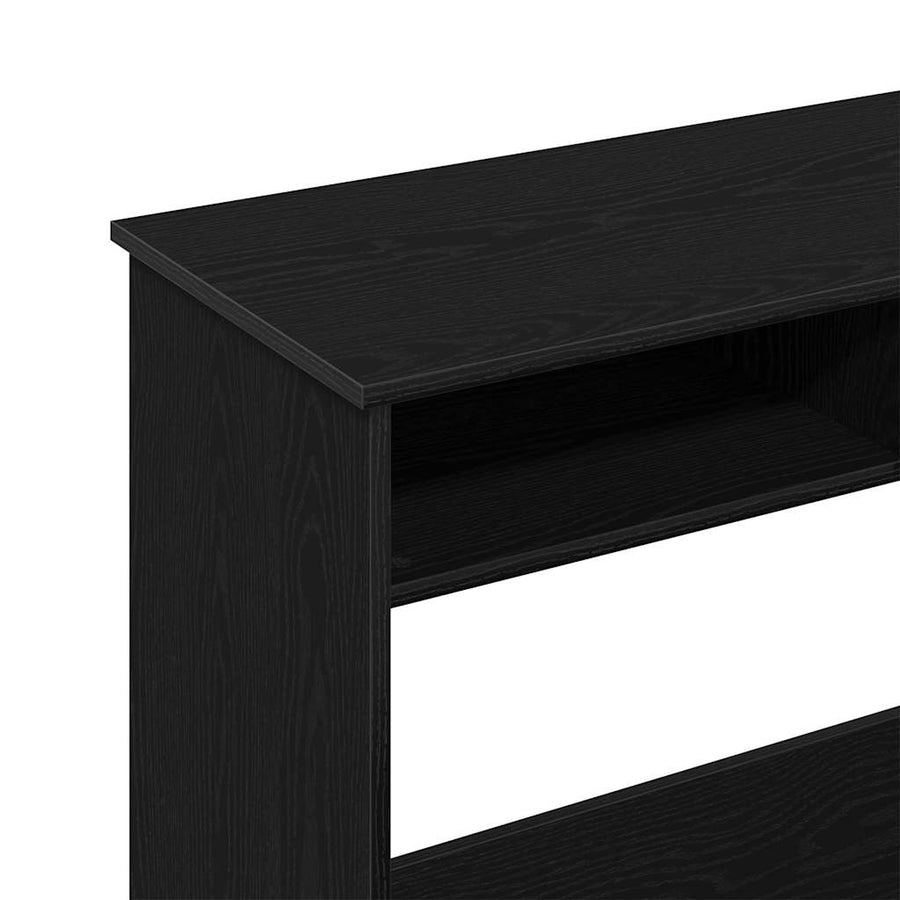Bureau 80x40x75 cm bewerkt hout zwart