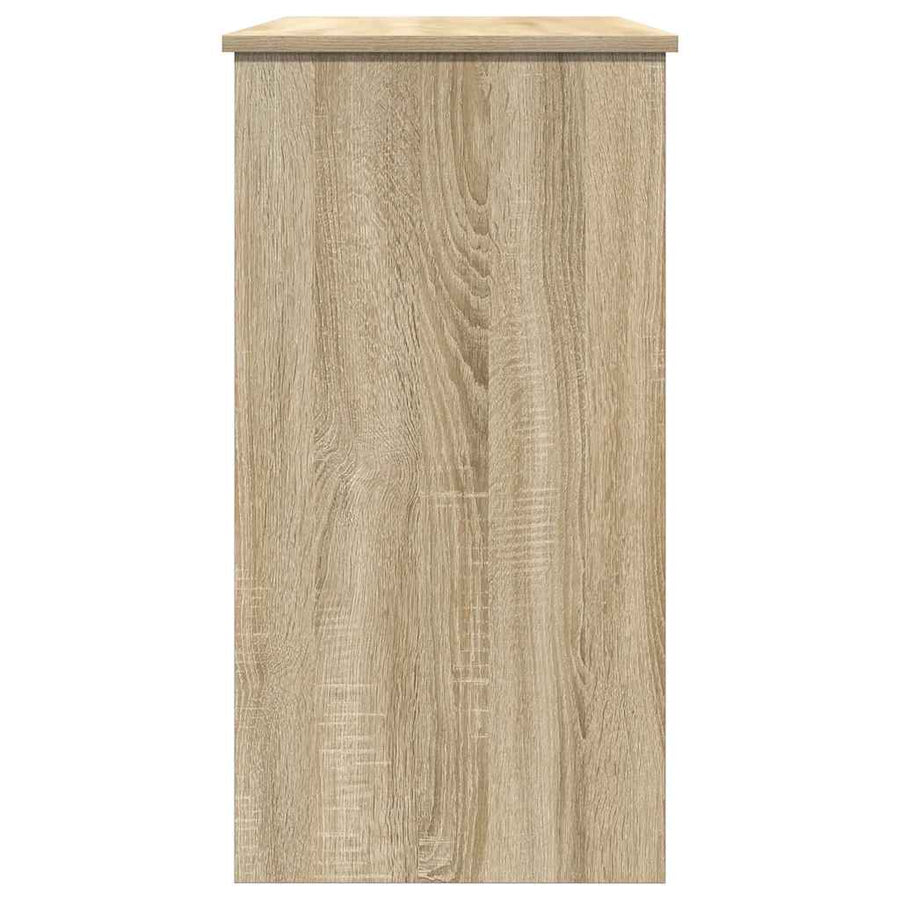 Bureau 80x40x75 cm bewerkt hout sonoma eikenkleurig