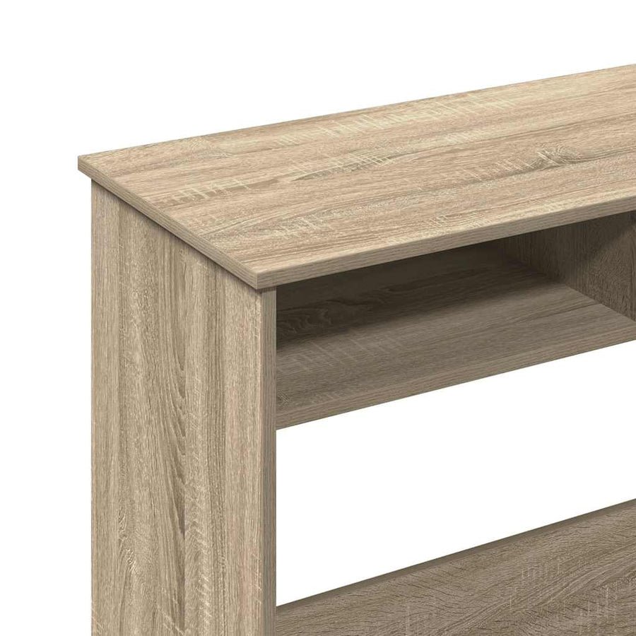Bureau 80x40x75 cm bewerkt hout sonoma eikenkleurig