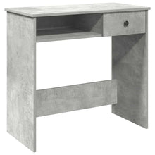 Bureau 80x40x75 cm bewerkt hout betongrijs