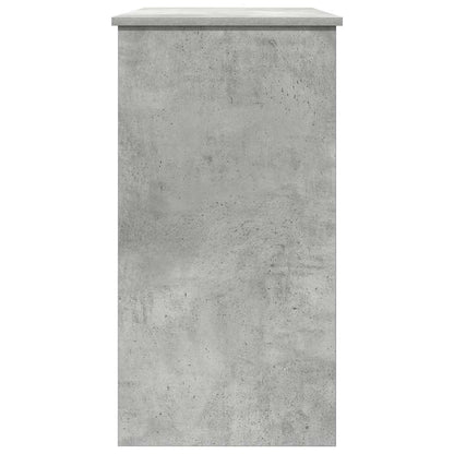 Bureau 80x40x75 cm bewerkt hout betongrijs