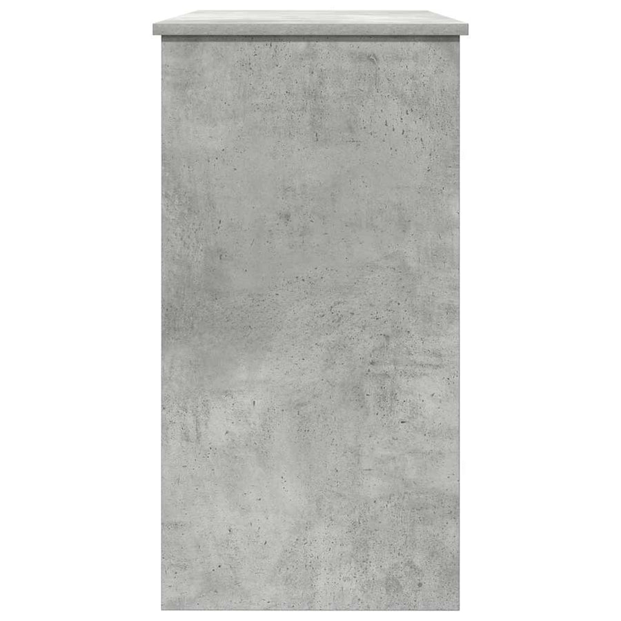 Bureau 80x40x75 cm bewerkt hout betongrijs