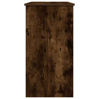 Bureau 80x40x75 cm bewerkt hout gerookt eikenkleurig