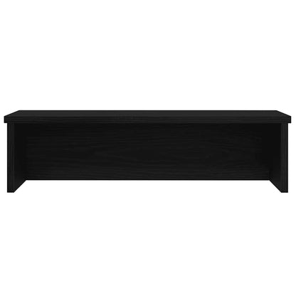Keukenrek stapelbaar 50x15x16 cm bewerkt hout zwart