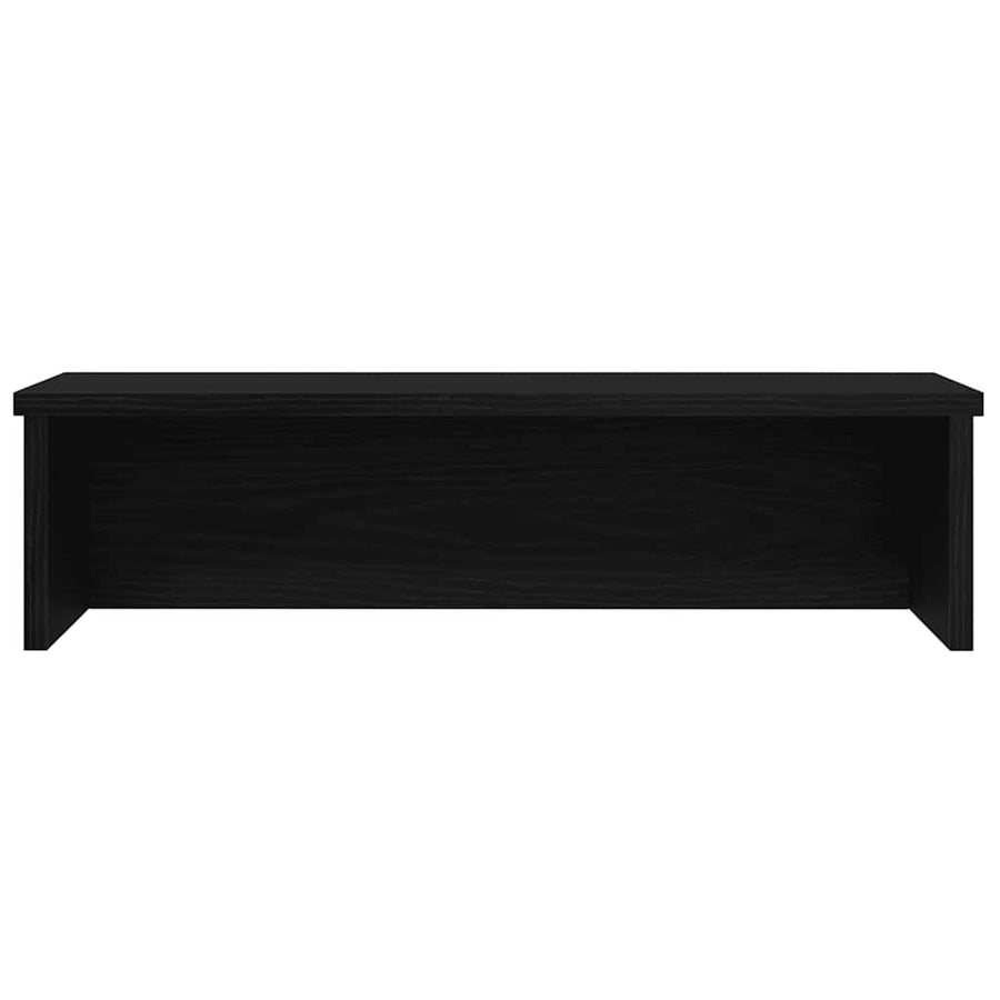 Keukenrek stapelbaar 50x15x16 cm bewerkt hout zwart