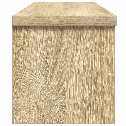Keukenrek stapelbaar 50x15x16 cm bewerkt hout sonoma eikenkleur