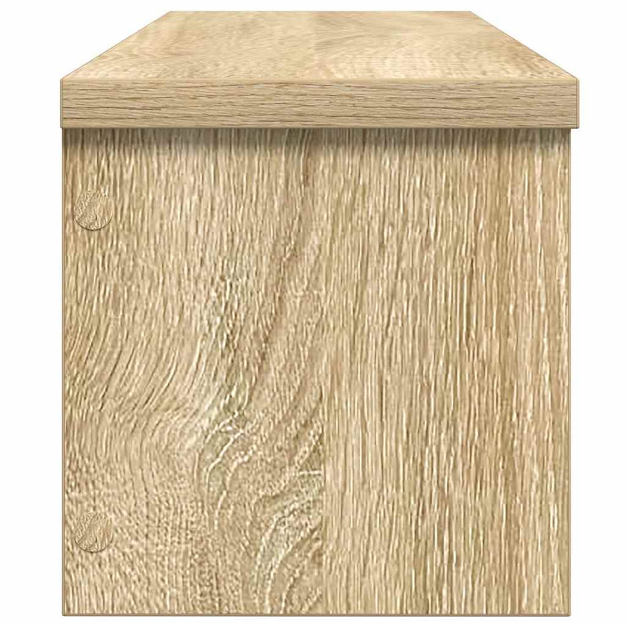 Keukenrek stapelbaar 50x15x16 cm bewerkt hout sonoma eikenkleur