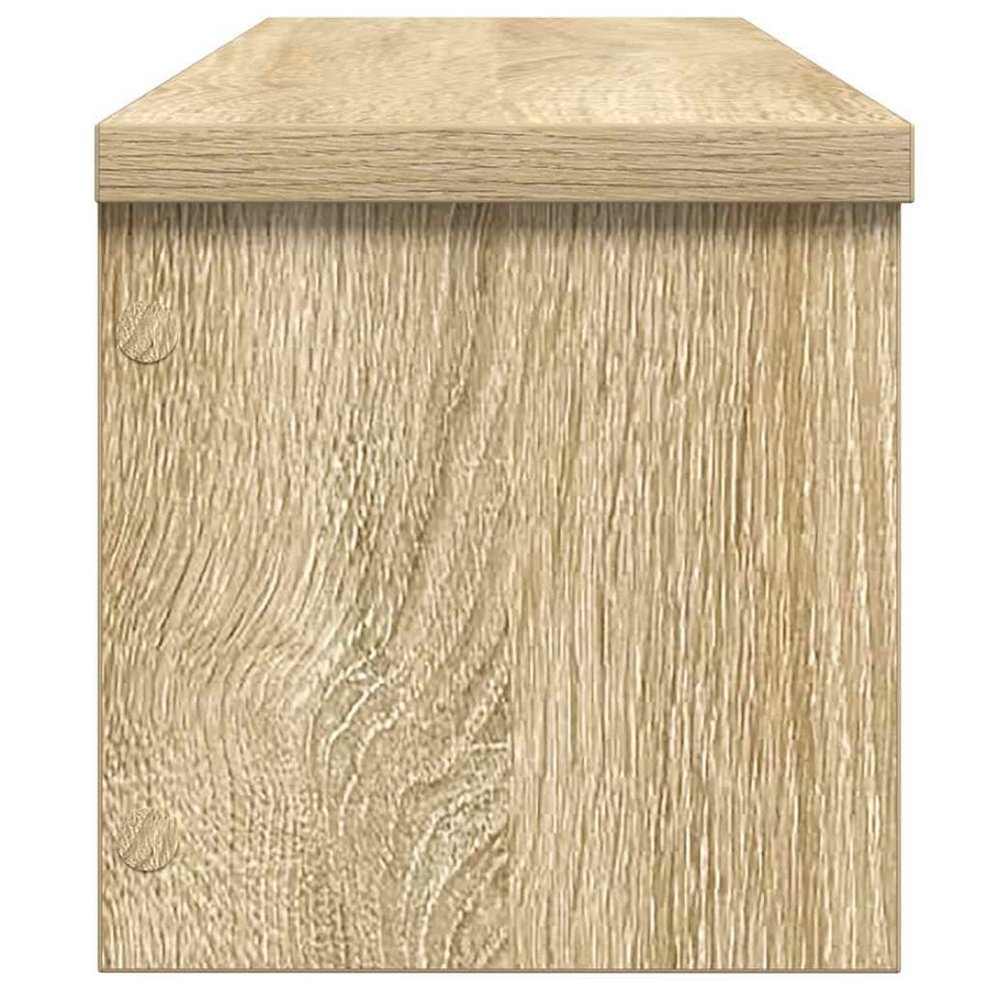 Keukenrekken stapelbaar 2 st 50x15x16 cm sonoma eikenkleurig