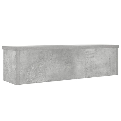 Keukenrek stapelbaar 50x15x16 cm bewerkt hout betongrijs