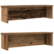 Keukenrek stapelbaar 50x15x16 cm oud houtkleurig