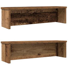 Keukenrekken stapelbaar 2 st 50x15x16 cm oud houtkleurig