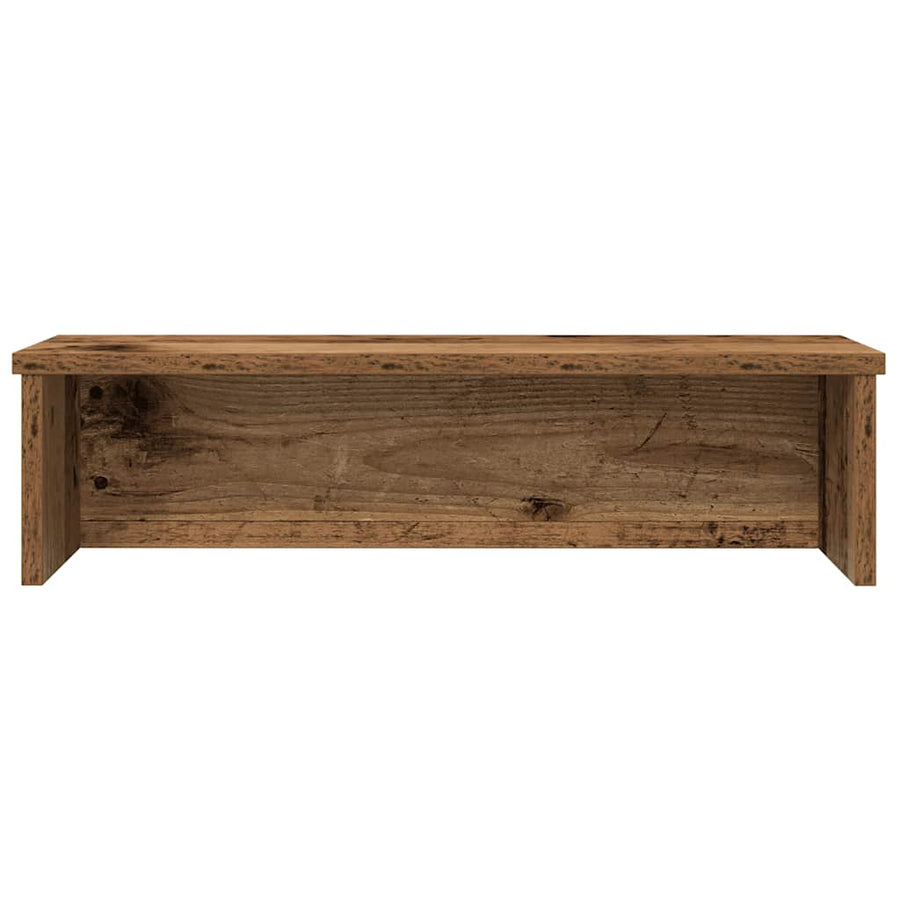 Keukenrekken stapelbaar 2 st 50x15x16 cm oud houtkleurig
