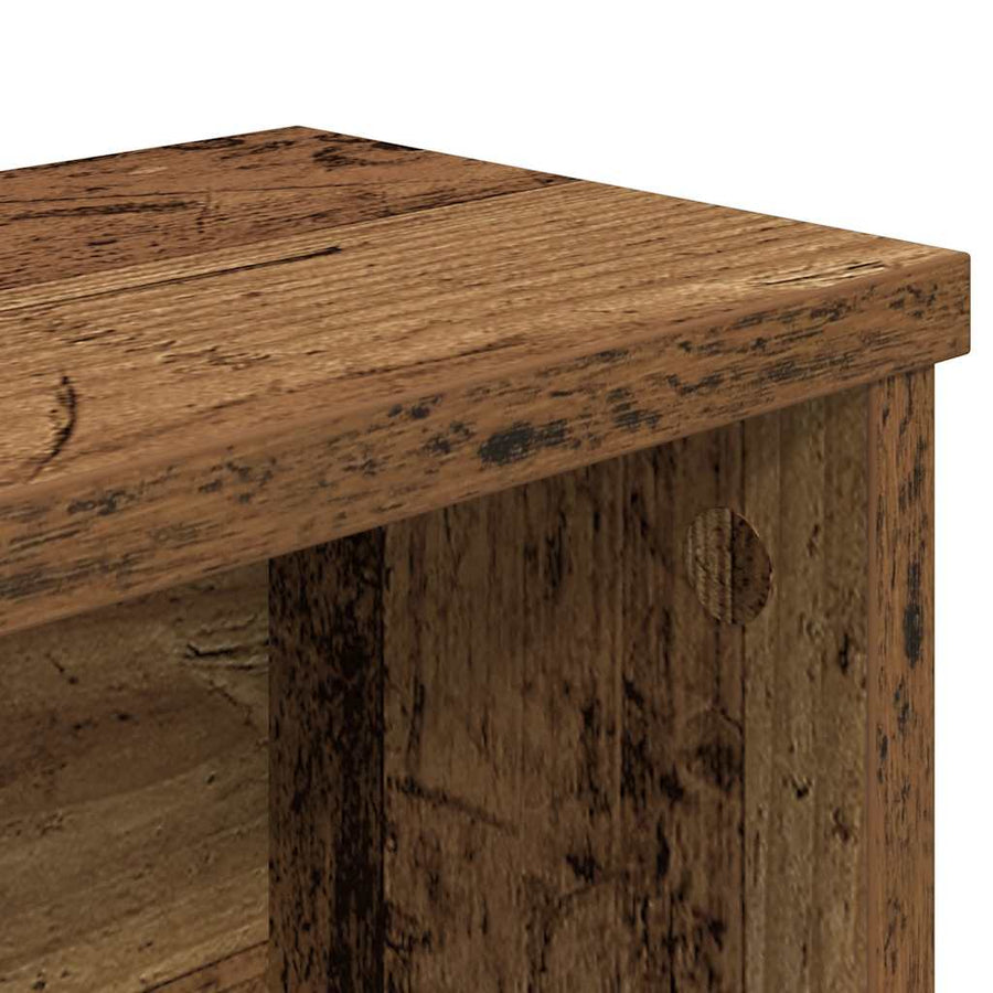 Keukenrekken stapelbaar 2 st 50x15x16 cm oud houtkleurig