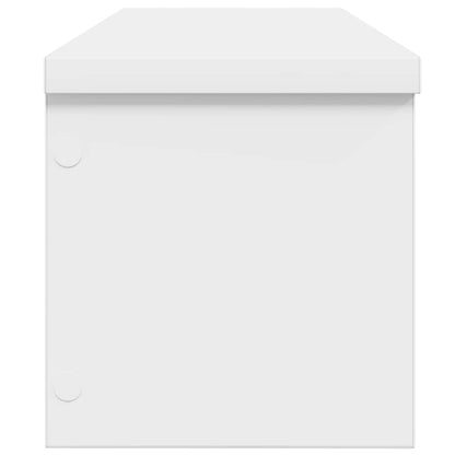 Keukenrekken stapelbaar 2 st 60x15x16 cm wit