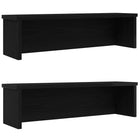 Keukenrek stapelbaar 60x15x16 cm zwart