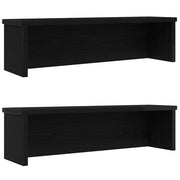Keukenrek stapelbaar 60x15x16 cm zwart