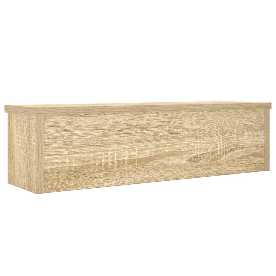 Keukenrek stapelbaar 60x15x16 cm bewerkt hout sonoma eikenkleur