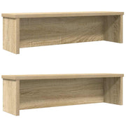 Keukenrek stapelbaar 2 st 60x15x16 cm sonoma eiken